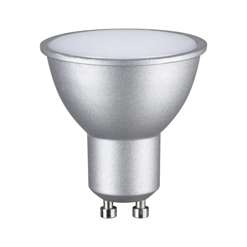 LED GU10 460lm 5,7W 2700K 100° chr dépoli 230V