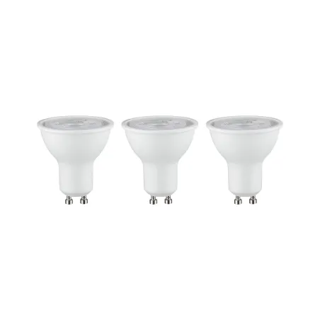 LED GU10 x3 460lm 7W 4000K 36° blc dép 230V RAL9003