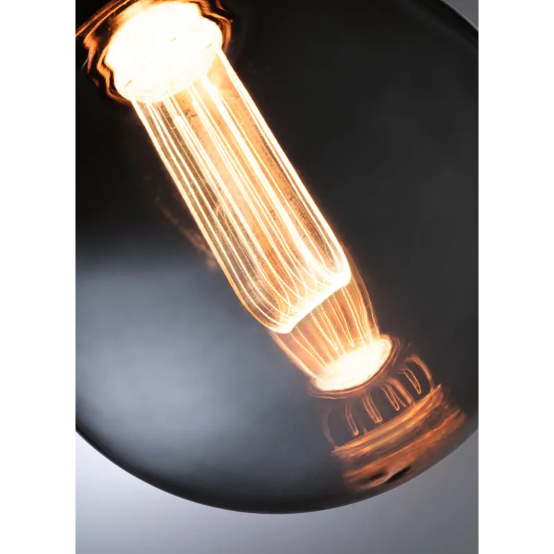 LED G125 Inner Glow Arc 80lm E27 smoke 1800K