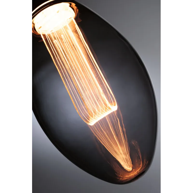 LED B75 Inner Glow Arc 80lm E27 smoke 1800K