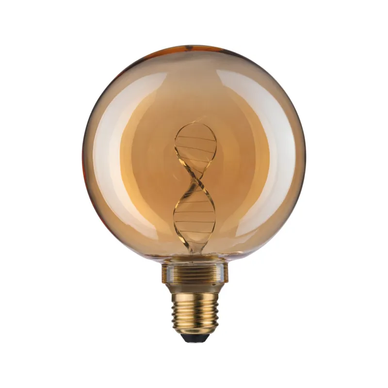 LED G125 Inner Glow Helix 180lm E27 doré 1800K