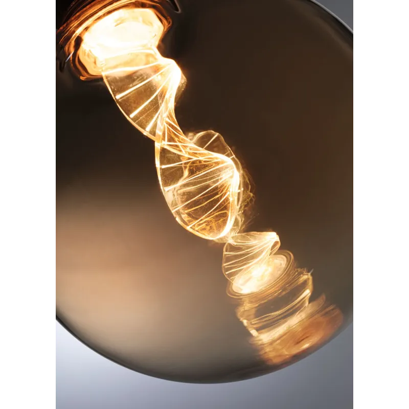 LED G125 Inner Glow Helix 180lm E27 doré 1800K