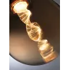 LED G125 Inner Glow Helix 180lm E27 doré 1800K