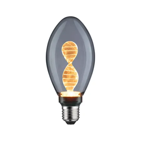 LED B75 Inner Glow Helix 90lm E27 smoke 1800K
