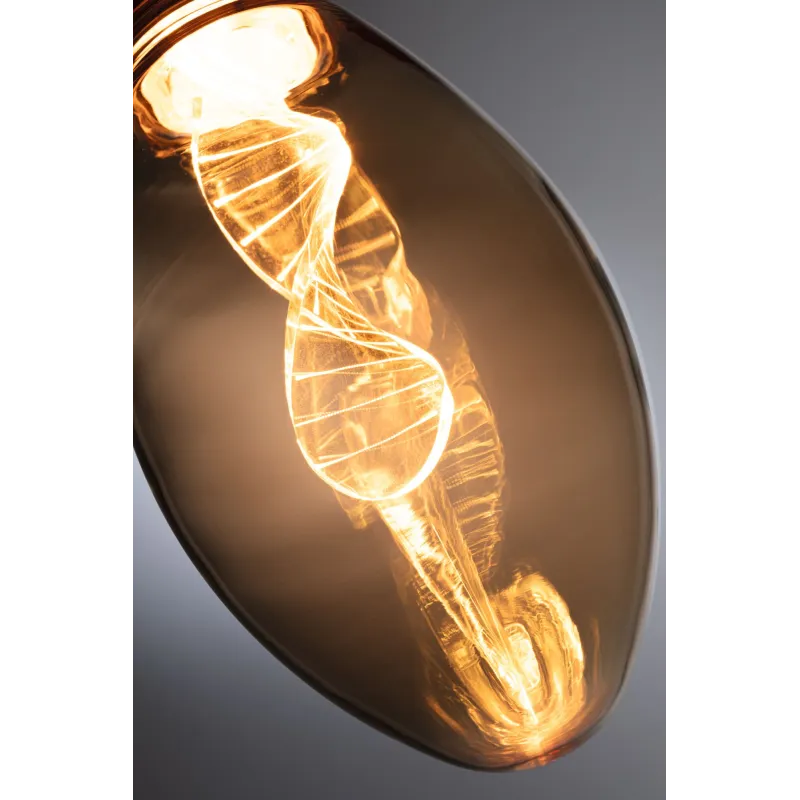 LED B75 Inner Glow Helix 180lm E27 doré 1800K