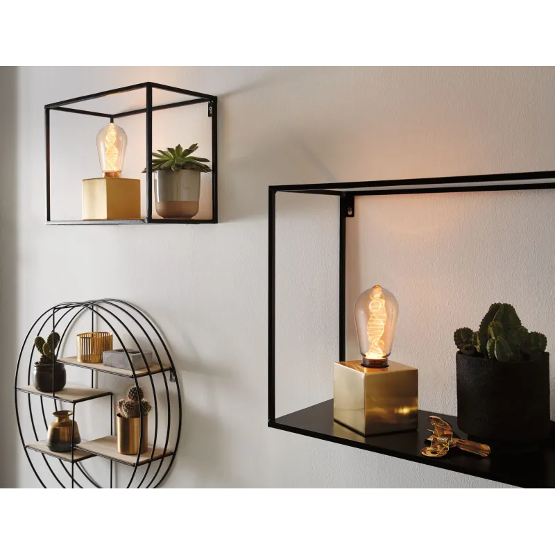 LED ST64 Inner Glow Helix 180lm E27 doré 1800K