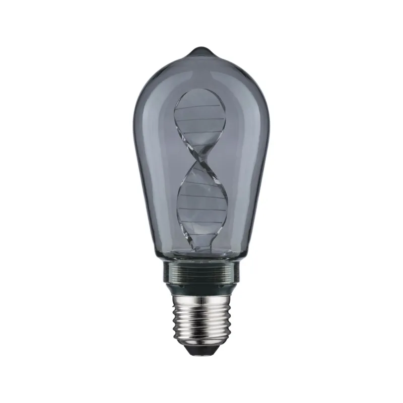LED ST64 Inner Glow Helix 90lm E27 smoke 1800K