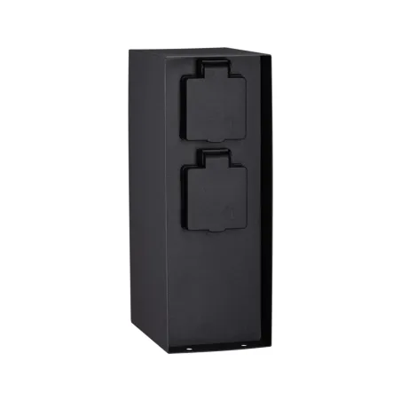Colonne prises Outdoor Rio IP44 carré x2 Anthracite
