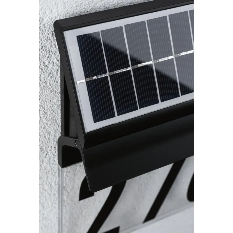 Outdoor Solar Housenumber IP44 long oparation time