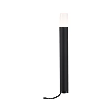 Borne extérieur P&S Flarea 400 IP65 3W 3000K Noir Métal