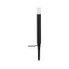 Borne extérieur P&S Flarea 400 IP65 3W 3000K Noir Métal