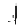 Borne extérieur P&S Flarea 400 IP65 3W 3000K Noir Métal