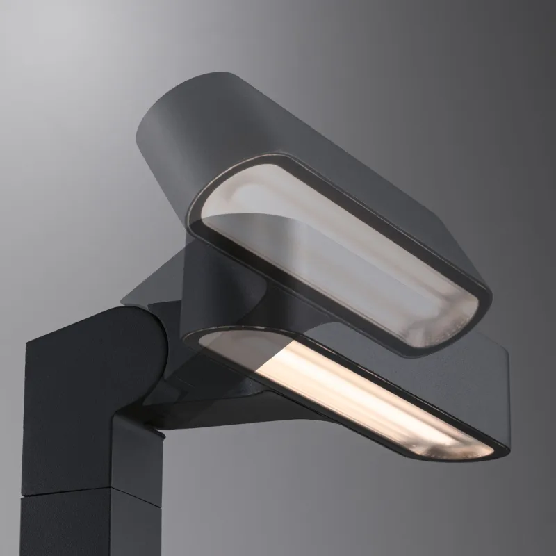 Borne Plug + Shine ITO horizontal IP65 7W 3000K anthracite