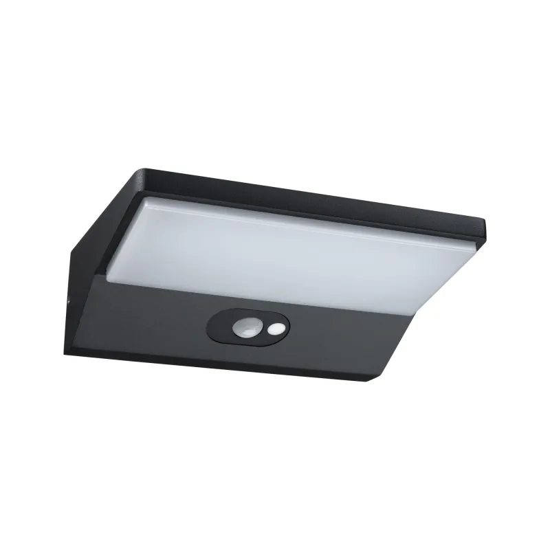Extérieur solaire Wall Lamp 3W IP44 3000K Alu Motion Detector