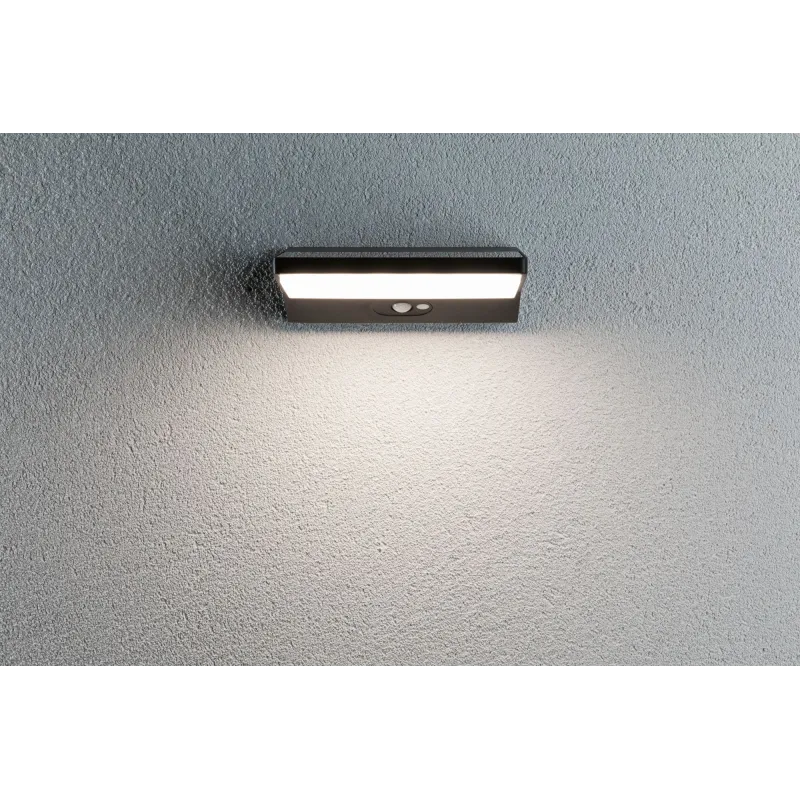 Extérieur solaire Wall Lamp 3W IP44 3000K Alu Motion Detector