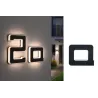 Numéro de maison lumineux LED solaire Lettre A
