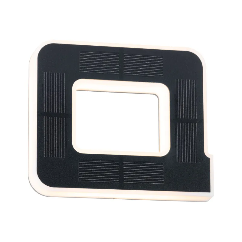 Numéro de maison lumineux LED solaire Lettre A
