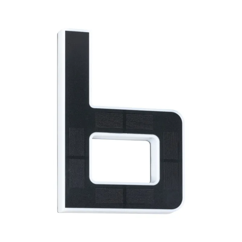 Numéro de maison extérieur solaire b Batterie 3000K IP44 remplaçable