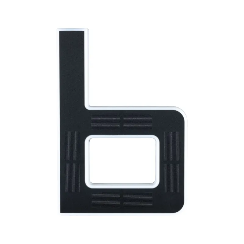 Numéro de maison extérieur solaire b Batterie 3000K IP44 remplaçable