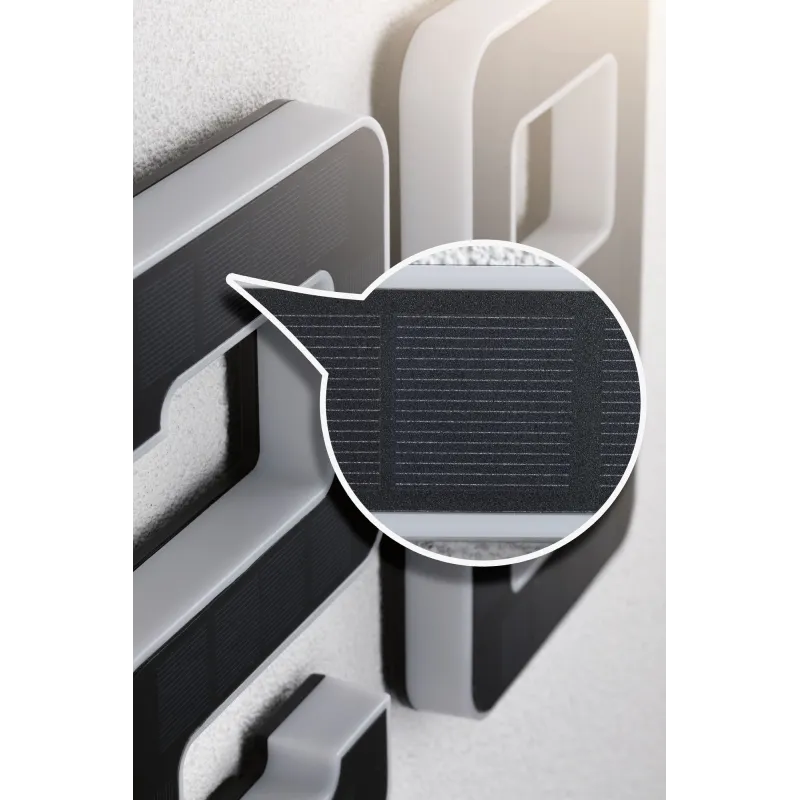 Numéro de maison extérieur solaire d Batterie 3000K IP44 remplaçable