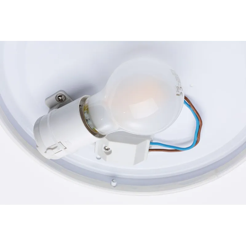 WallCeiling HomeSpa Axin IP44 max _W 260mm E27 Blanc 230V synthétique