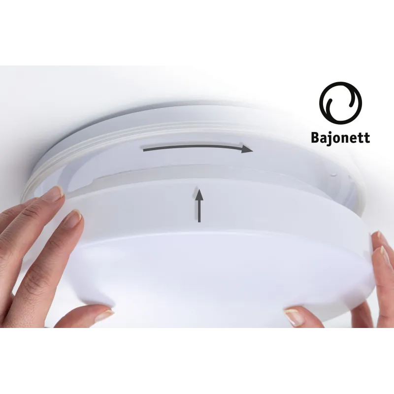 WallCeiling HomeSpa Axin IP44 max _W 260mm E27 Blanc 230V synthétique