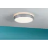 WallCeiling Aviar IP44 LED 18W TunW 300mm Chrome 230V synthétique