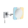 WallCeiling Jora miroir cos IP44 TunW LED 3,3W Chr/Blc/miroir 230V dép/ac