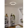 Plafonnier Puric Pane II LED 22W 400mm 3Stepdim Noir/Gris 230V Mét/syn