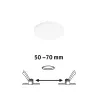 Pann ENC Veluna VariFit Edge 90mm 4000K 6W blanc 230V