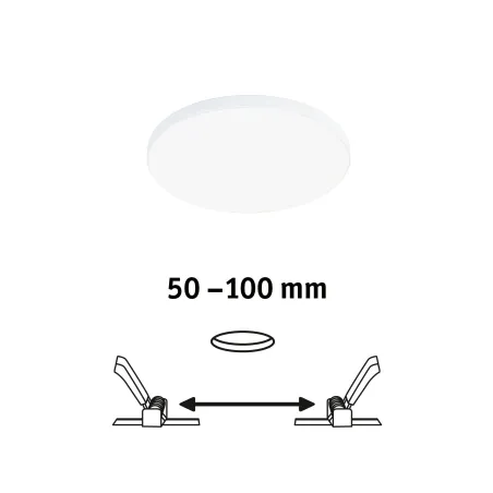 Pann ENC Veluna VariFit Edge 120mm 4000K 8,5W blanc 230V