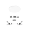 Pann ENC Veluna VariFit Edge 120mm 4000K 8,5W blanc 230V