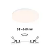 P ENC Veluna VariFit Edge 160mm 3000K gd 12W blanc 230V