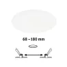 P ENC VelunaVariFit Edge 200mm 4000K grd 17W blanc 230V