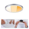 Panneau ENC Areo VariFit IP44 15W 3 Step dim to warm 175mm Chrome dép syn
