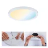 Panneau ENC AREO VariFit IP44 15W TuneW Zigbee 175mm Blanc syn