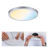 Panneau ENC AREO VariFit IP44 15W TuneW Zigbee 175mm Chrome mat syn
