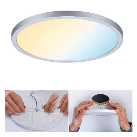 Panneau ENC AREO VariFit IP44 18W TuneW Zigbee 230mm Chrome mat syn