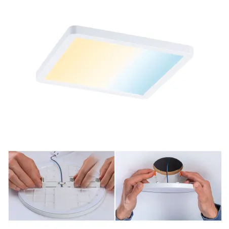 Panneau ENC AREO VariFit IP44 15W TuneW Zigbee 175x175mm Blanc syn