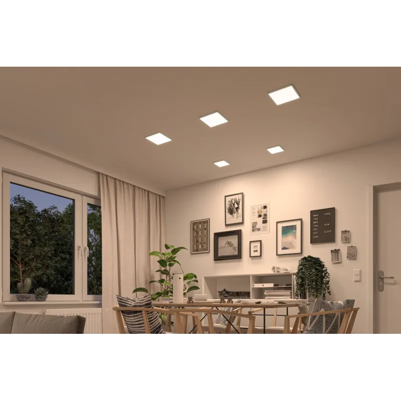 PannENC AreoVarifit 175x175mm DimtoWarm 13W chrome mat 230V