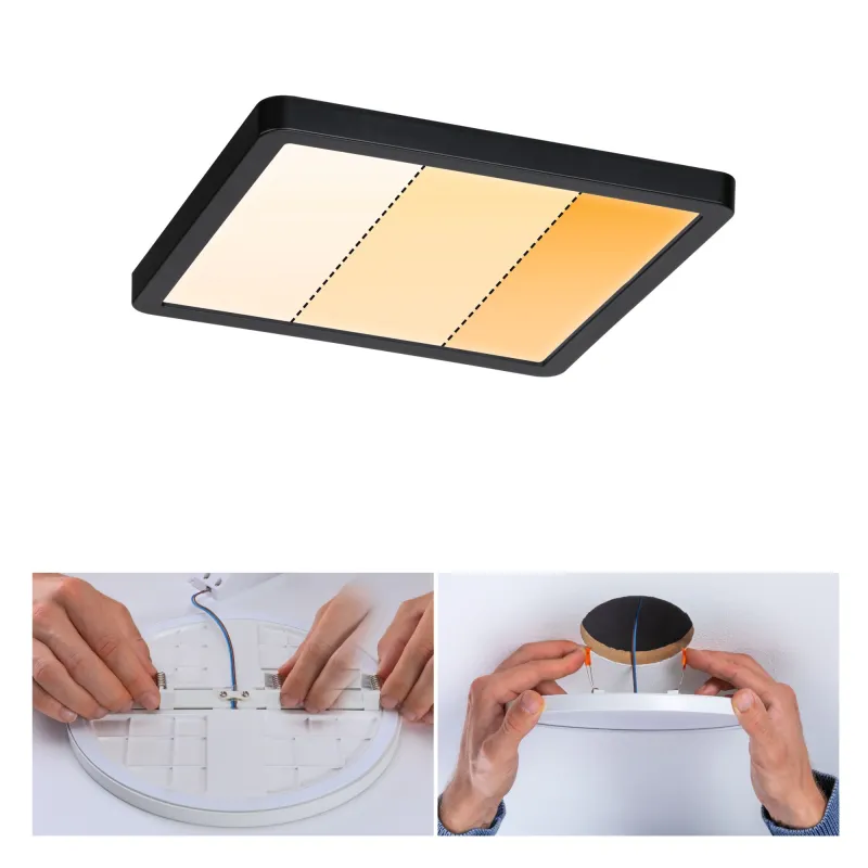 PannENC AreoVarifit 175x175mm DimtoWarm 13W Noir 230V