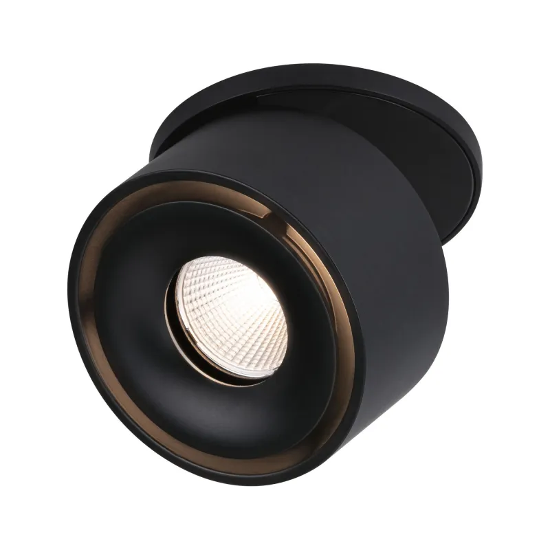 Kit ENC Spircle 8W 36° 3000K 230/40V Noir dép/Alu