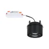 Kit ENC Spircle 8W 36° 3000K 230/40V Noir dép/Alu