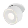 Kit ENC Spircle 8W 36° 3000K 230/40V blanc dépoli/Alu