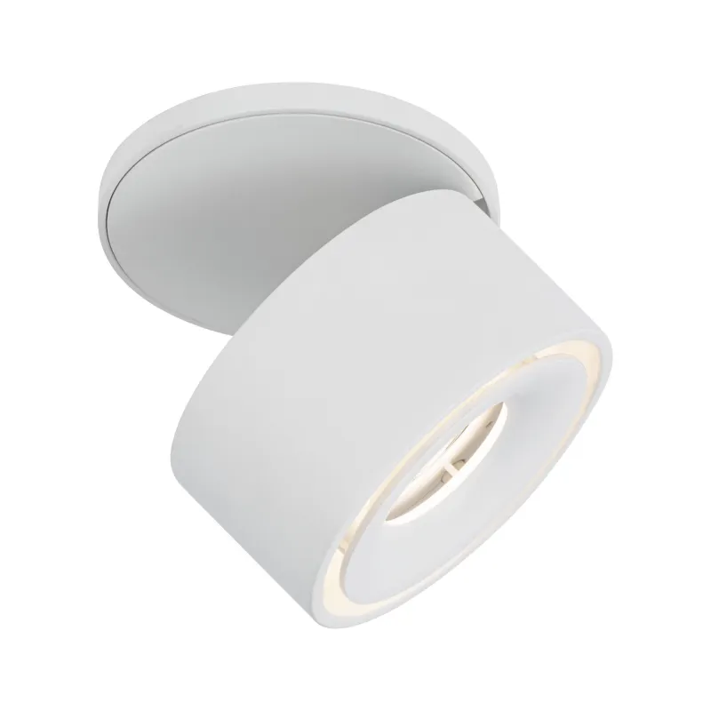 Kit ENC Spircle 8W 36° 3000K 230/40V blanc dépoli/Alu