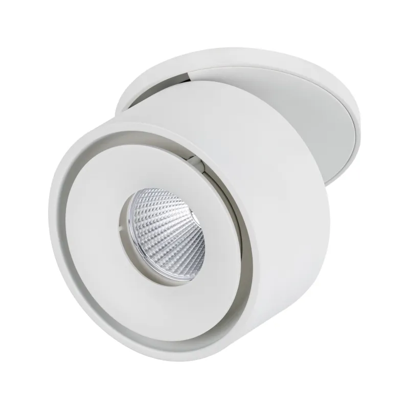 Kit ENC Spircle 8W 36° 3000K 230/40V blanc dépoli/Alu