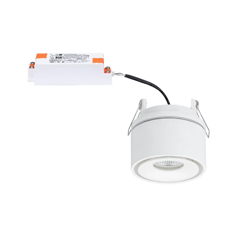 Kit ENC Spircle 8W 36° 3000K 230/40V blanc dépoli/Alu