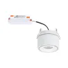 Kit ENC Spircle 8W 36° 3000K 230/40V blanc dépoli/Alu