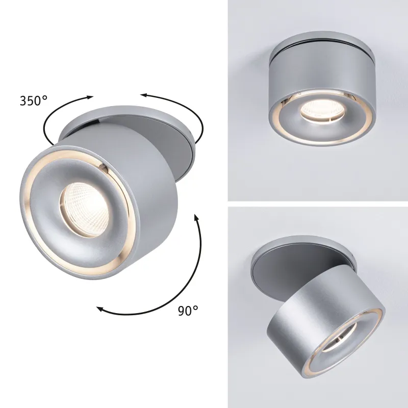 Kit ENC Spircle 8W 36° 3000K 230/40V Chrome dép/Alu