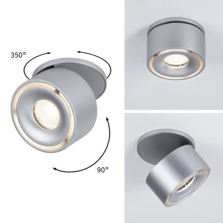 Kit ENC Spircle 8W 36° 3000K 230/40V Chrome dép/Alu
